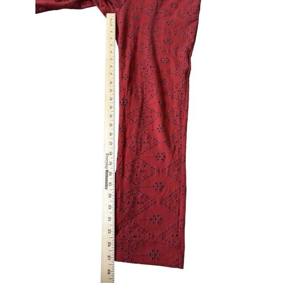 Free People Set The Tone Jumpsuit size 0 Terracota Brick Red - Picture 11 of 16